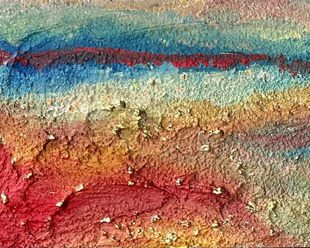 materici informali (10) - 32,5x12 cm - immagine 2