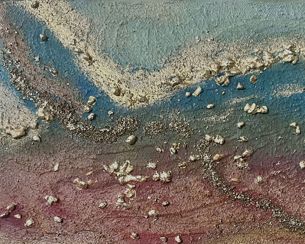 materici informali (07) - 30x30 cm - immagine 2