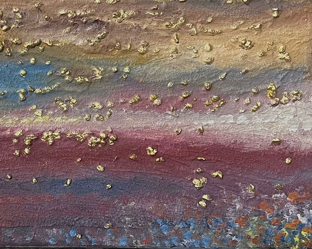 materici informali (21) - 40x40 cm - immagine 2
